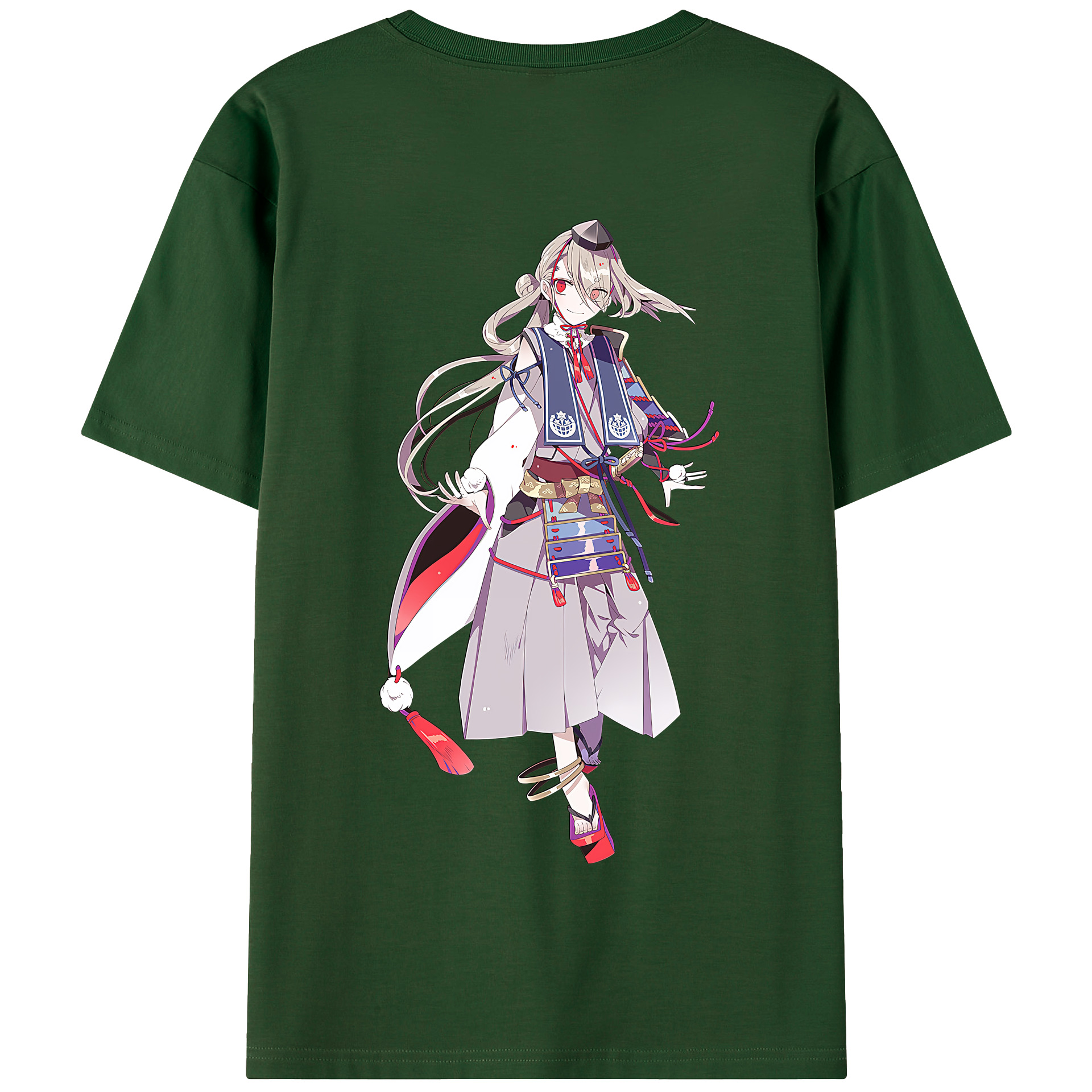 （画像用） 刀剣乱舞 Touken Ranbu 綿100％半袖Tシャツ（背面プリント）